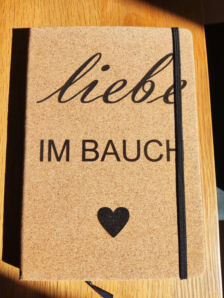 Buch mit Kork Umschlag